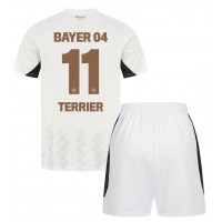 Maglia Calcio Bayer Leverkusen Martin Terrier #11 Seconda Divisa Bambino 2024-25 Manica Corta (+ pantaloncini)